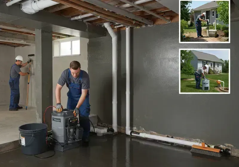 Basement Waterproofing and Flood Prevention process in Carbon Cliff, IL